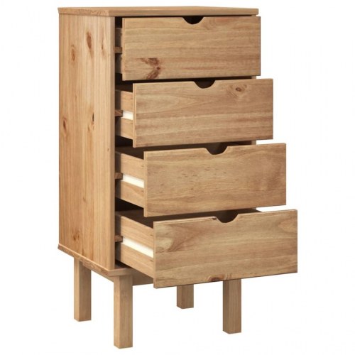 Kommode OTTA 45x39x90 cm massivt fyrretræ