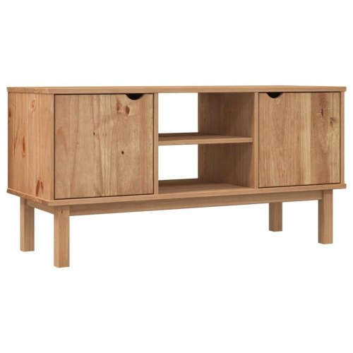 Tv-bord OTTA 113,5x43x57 cm i massivt fyrretræ - skandinavisk design