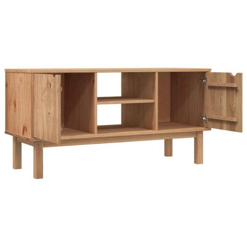 Tv-bord OTTA 113,5x43x57 cm i massivt fyrretræ - skandinavisk design
