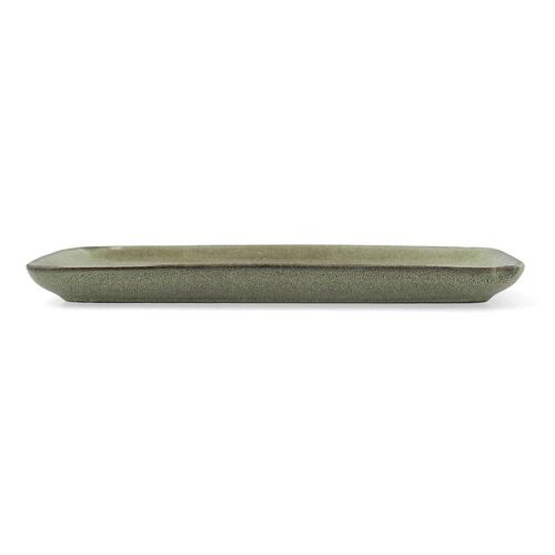 Fad Bidasoa Ikonic Grøn Keramik 28 x 14 cm (Pack 4x)