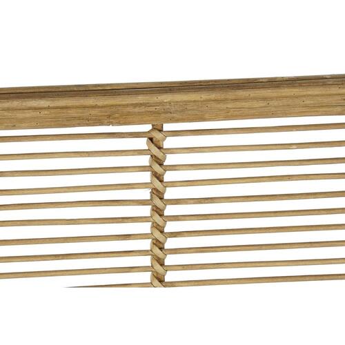 Sengegavl Natur Brun Rattan (160 x 4 x 80 cm)