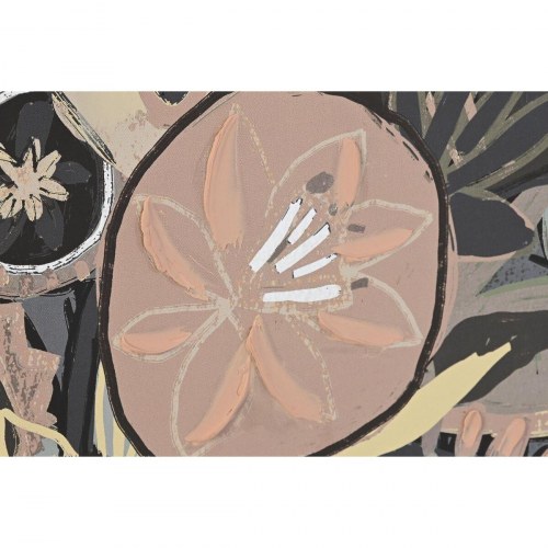 Lærred - Skandinavisk plante-motiv, 84 × 4,5 × 124 cm