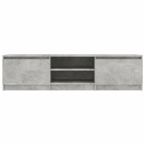 Tv-bord 140x40x35,5 cm konstrueret træ betongrå