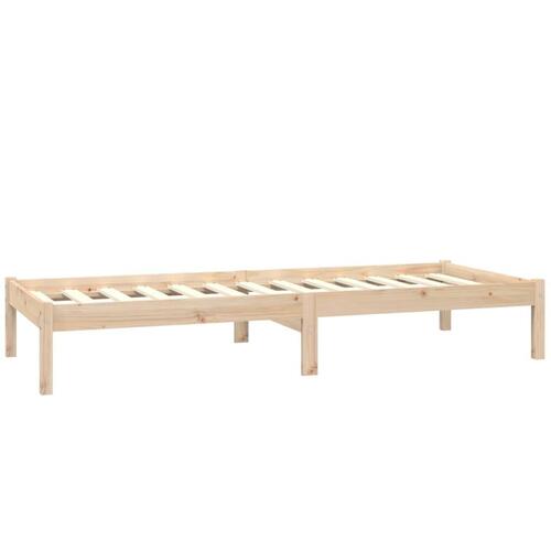 Sengeramme 75x190 cm massivt fyrretræ