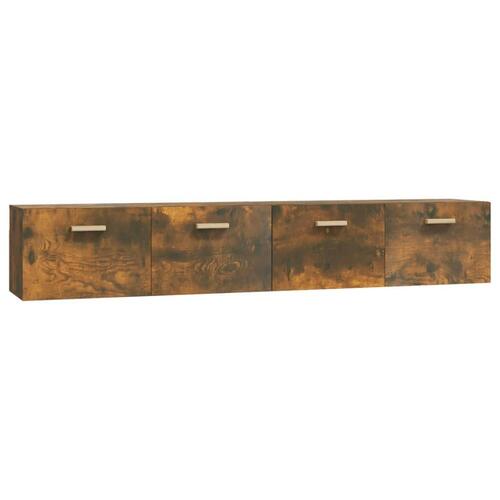 Vægskabe 2 stk. 100x36,5x35 cm konstrueret træ sonoma-eg