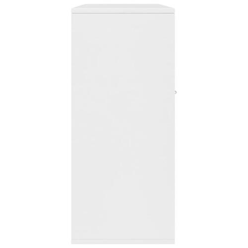 Skænk 88x30x70 cm konstrueret træ hvid