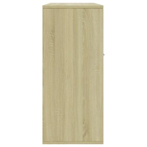 Skænk 88x30x70 cm konstrueret træ sonoma-eg