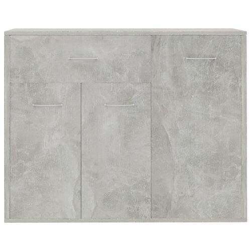 Skænk 88x30x70 cm konstrueret træ betongrå