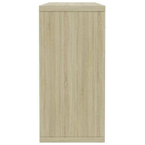 Skænk 88x30x65 cm konstrueret træ sonoma-eg
