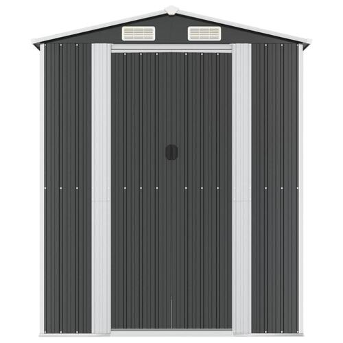Haveskur 192x1021x223 cm galvaniseret stål antracitgrå