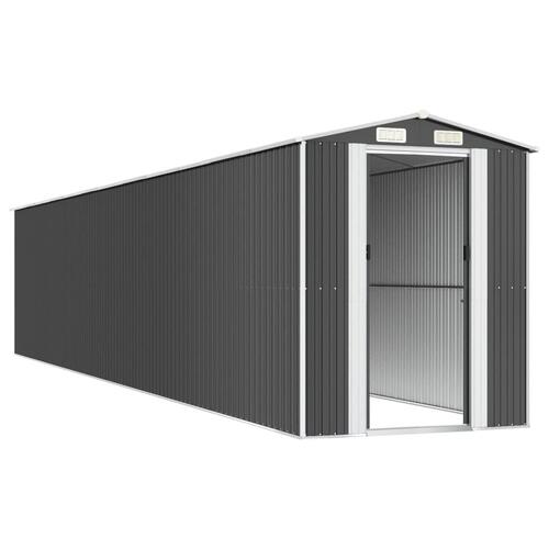 Haveskur 192x1021x223 cm galvaniseret stål antracitgrå