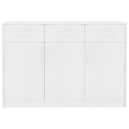 Skænk 110x30x75 spånplade hvid
