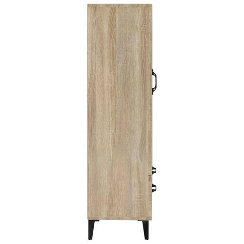 Skab 70x31x115 cm konstrueret træ sonoma-eg