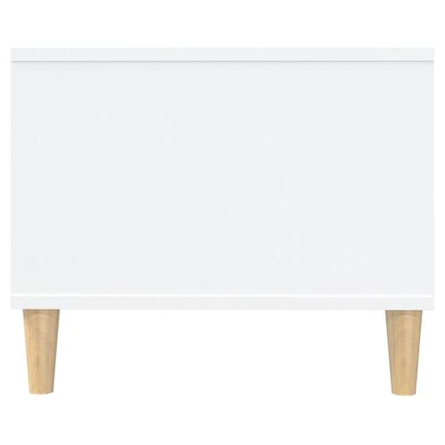 Sofabord 102x50x40 cm konstrueret træ hvid