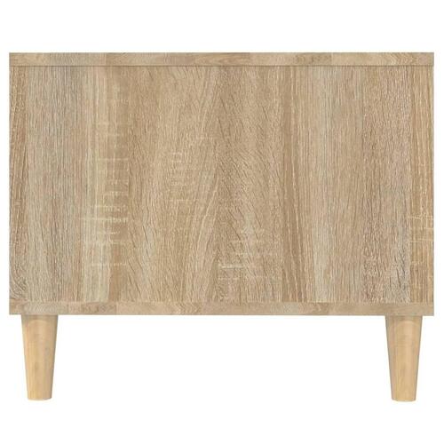 Sofabord 102x50x40 cm konstrueret træ sonoma-eg