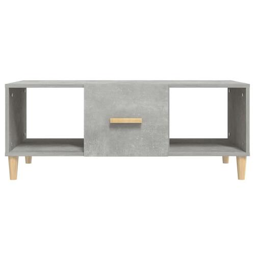 Sofabord 102x50x40 cm konstrueret træ betongrå