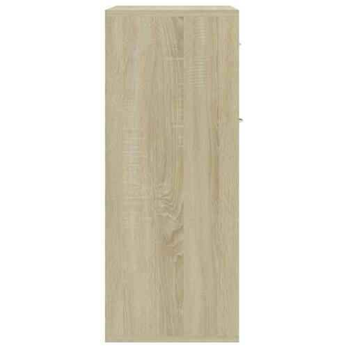 Skænk 60x30x75 cm konstrueret træ sonoma-eg