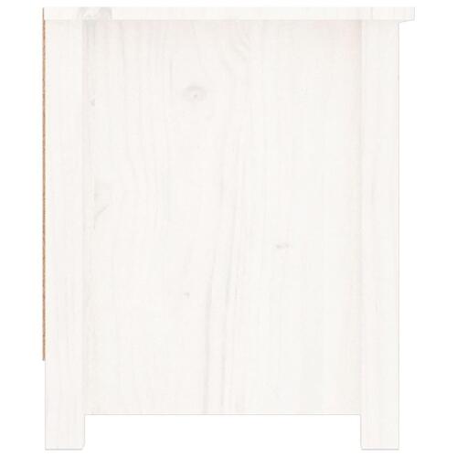 Skoreol 110x38x45,5 cm massivt fyrretræ hvid