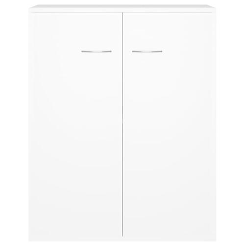 Skænk 60x30x75 cm konstrueret træ hvid