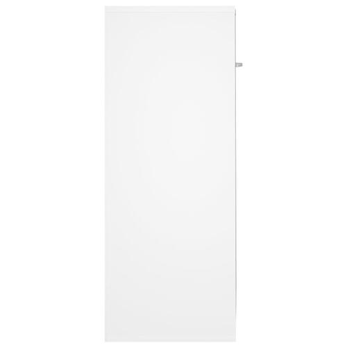 Skænk 60x30x75 cm konstrueret træ hvid