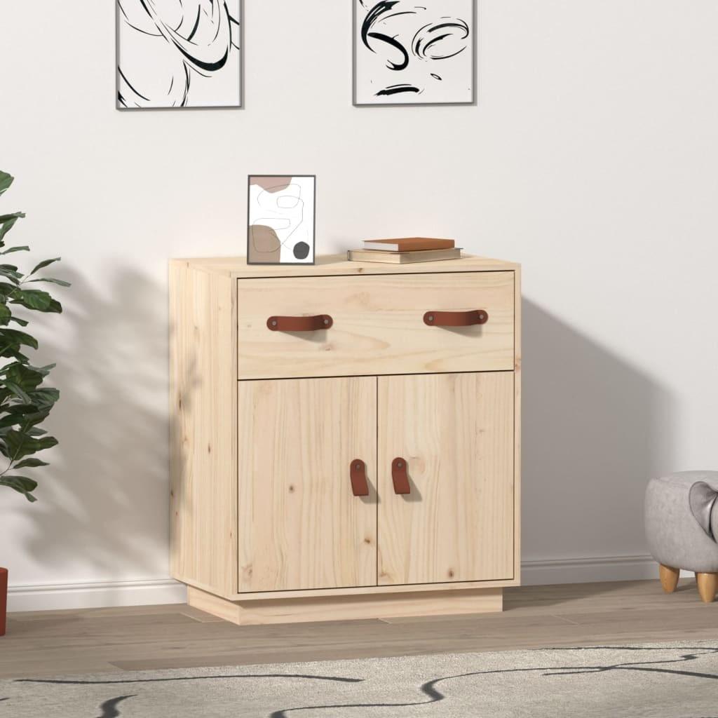 Skænk 65,5x40x75 cm massivt fyrretræ