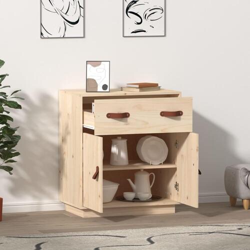 Skænk 65,5x40x75 cm massivt fyrretræ