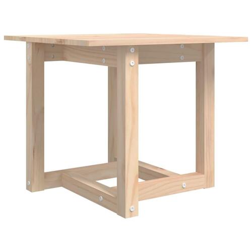 Sofabord 50x50x45 cm massivt fyrretræ