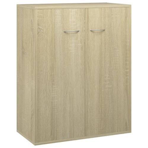 Skænk 60x30x75 cm konstrueret træ sonoma-eg