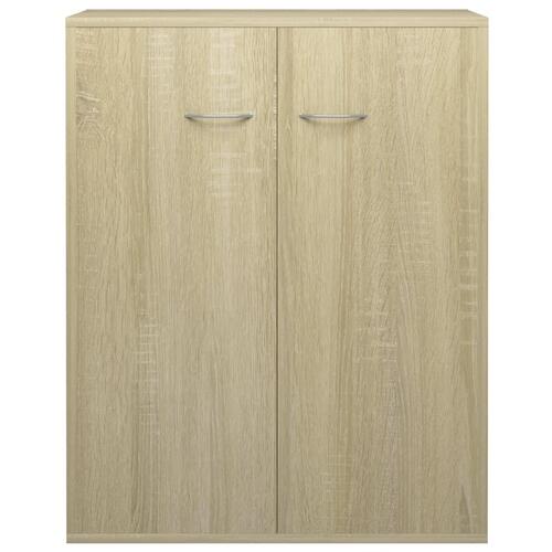 Skænk 60x30x75 cm konstrueret træ sonoma-eg