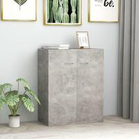 Skænk 60x30x75 cm konstrueret træ betongrå