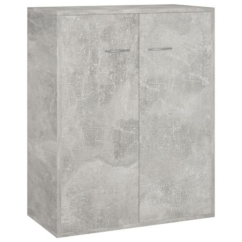 Skænk 60x30x75 cm konstrueret træ betongrå