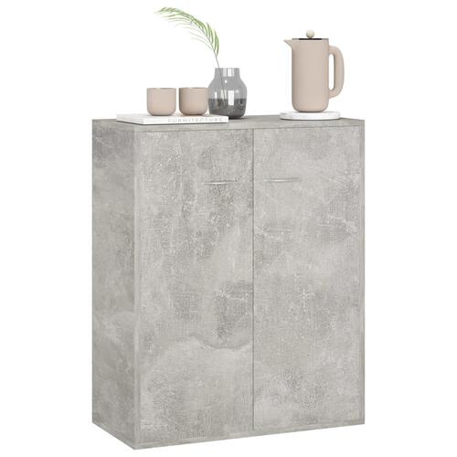Skænk 60x30x75 cm konstrueret træ betongrå