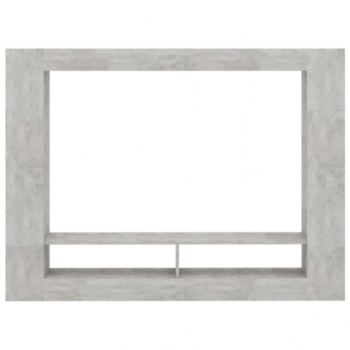 Tv-bord 152x22x113 cm konstrueret træ betongrå