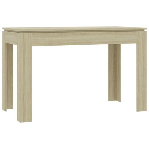 Spisebord 120x60x76 cm konstrueret træ sonoma-eg