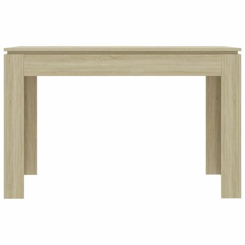 Spisebord 120x60x76 cm konstrueret træ sonoma-eg