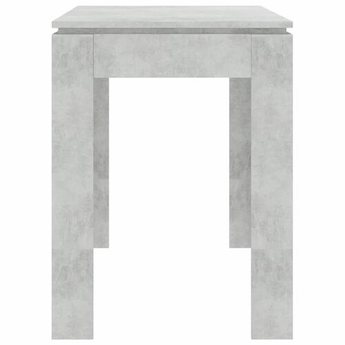 Spisebord 120 x 60 x 76 cm spånplade betongrå