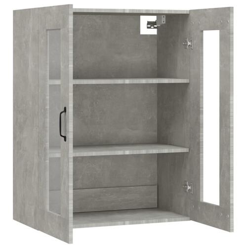 Vægskab 69,5x34x90 cm betongrå