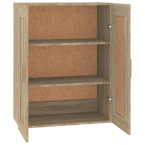 Vægskab 69,5x32,5x90 cm konstrueret træ sonoma-eg