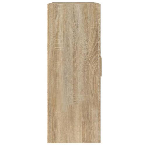 Vægskab 69,5x32,5x90 cm konstrueret træ sonoma-eg