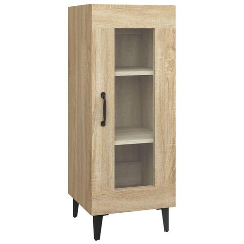Skænk 34,5x34x90 cm konstrueret træ sonoma-eg