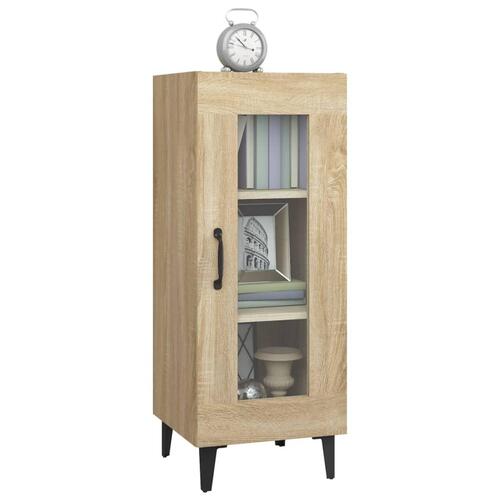 Skænk 34,5x34x90 cm konstrueret træ sonoma-eg