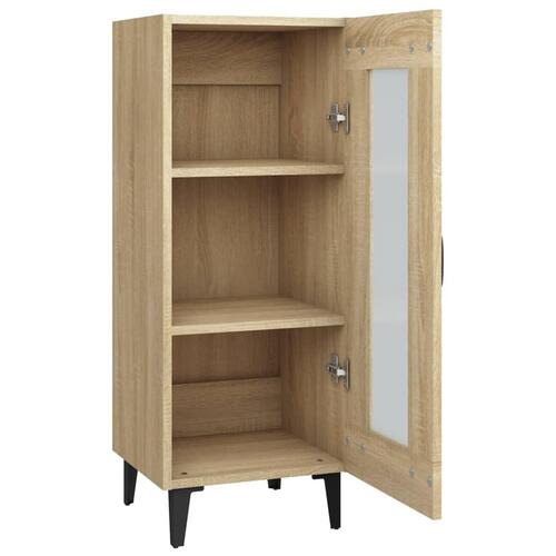 Skænk 34,5x34x90 cm konstrueret træ sonoma-eg