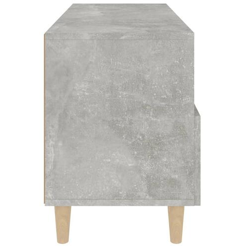 Tv-bord 80x36x50 cm konstrueret træ betongrå