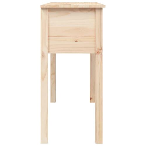 Konsolbord 100x35x75 cm massivt fyrretræ