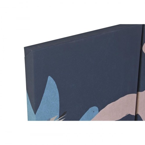 Lærredssæt - Jungle, blå/turkis, 3 dele, 140 × 3,8 × 100 cm