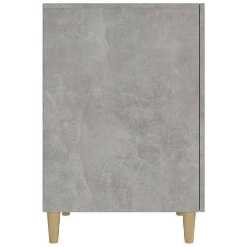 Skrivebord 140x50x75 cm konstrueret træ betongrå