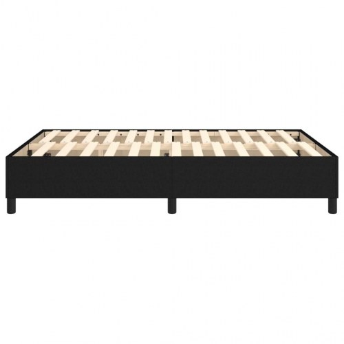 Boxspring sengeramme 140×200 cm i stof - sort