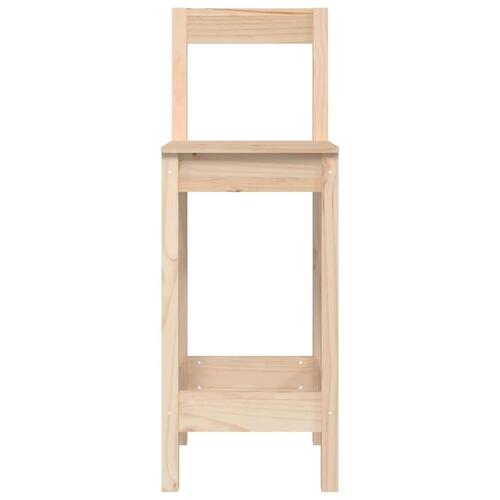 Barstole 2 stk. 40x41,5x112 cm massivt fyrretræ