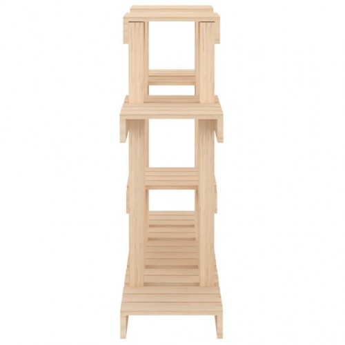 Plantestativ 104,5x25x77,5 cm massivt fyrretræ