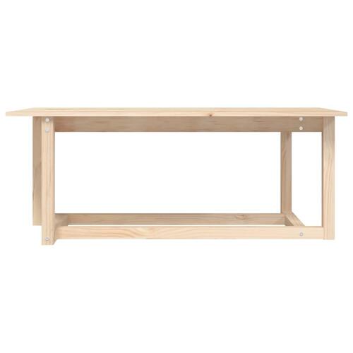 Sofabord 110x55x45 cm massivt fyrretræ